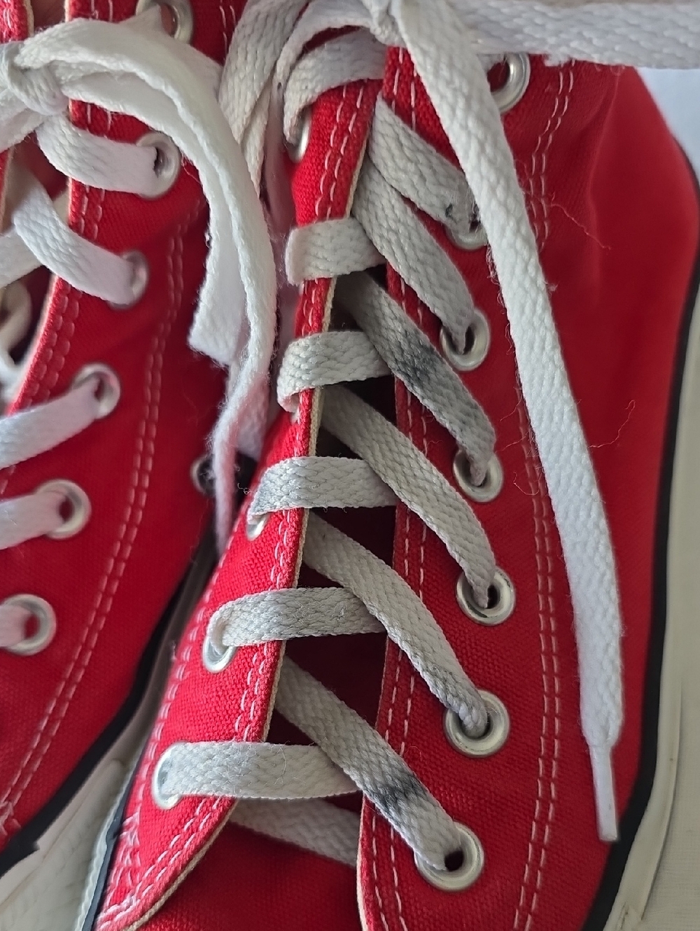 Converse All Star Red High Top Sneakers Womens Size 7 Mens Size 5 - Picture 5 of 14
